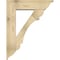 Ekena Millwork Olympic Traditional Rough Sawn Bracket w/ Offset Brace, Douglas Fir, 8"W x 30"D x 38"H BKT0806X30X38OLY01RDF - alternate 2